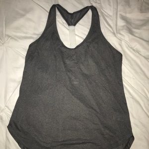 Racer back running tank